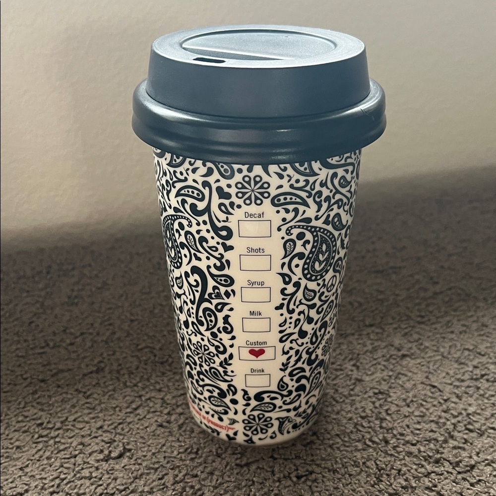 Starbucks Jonathan Adler Ceramic Coffee Tumbler - Picture 2 of 4